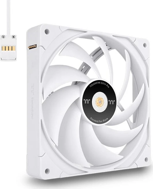 Thermaltake ToughFan EX14 Pro High Static Pressure PC Cooling Fan weiß, 140mm, 3er-Pack