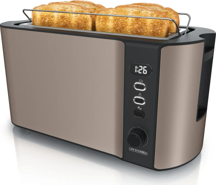Arendo Frukost Doppel-Langschlitz-Toaster