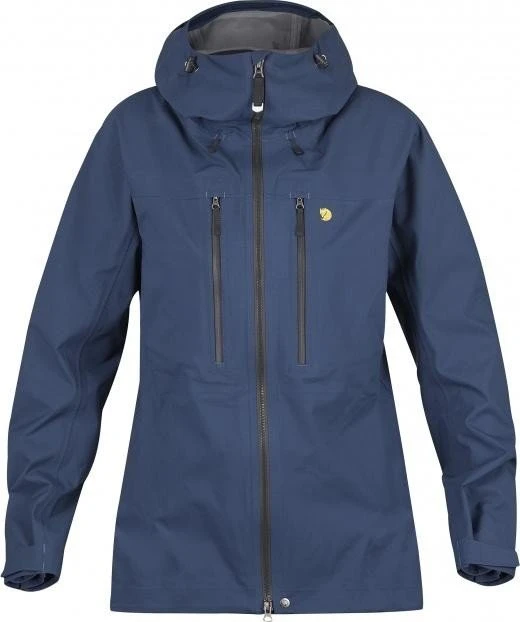 Fjällräven Bergtagen Eco-Shell Funktionsjacke lang mountain blue (Damen)