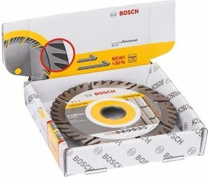 Bosch Professional Standard for Universal Diamanttrennscheibe, 125x2x22.23mm, 10 Stück
