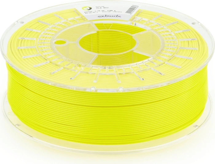 Extrudr NX2 PLA, neon gelb, Spule, 1.75mm, 1.00kg