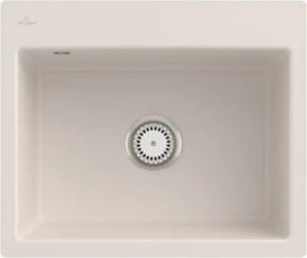 Villeroy & Boch Subway 60 S flat flächenbündig Becken mittig crema