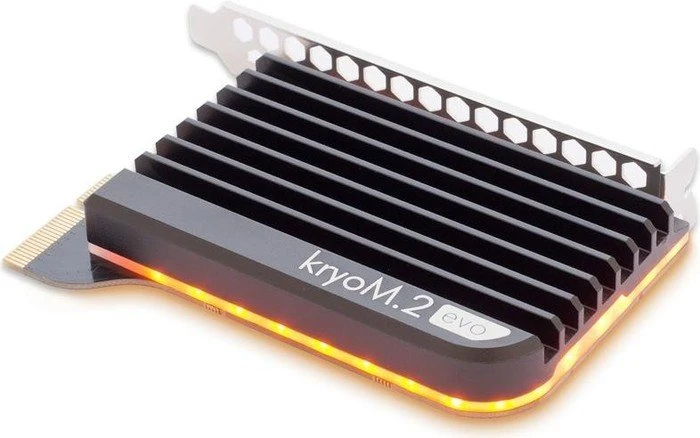Aqua Computer kryoM.2 evo PCIe 3.0/4.0 x4 Adapter mit Passivkühler