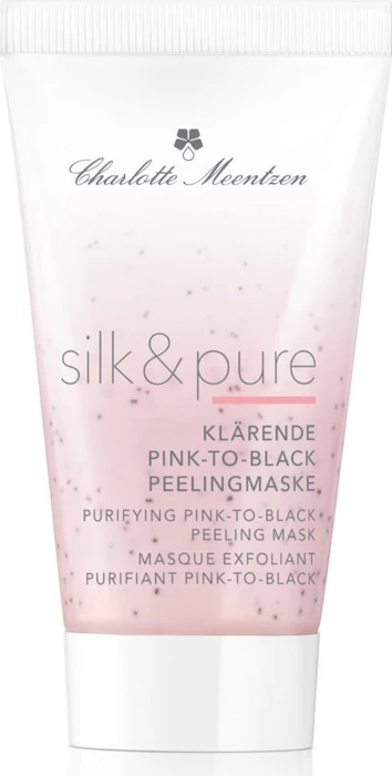 Charlotte Meentzen Silk & Pure Klärende Pink-To-Black Peelingmaske, 50ml