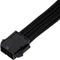 SilverStone PP07E Serie P07E-PCIB, 6/8-Pin PCIe Verlängerungskabel, 300mm, sleeved schwarz Vorschaubild