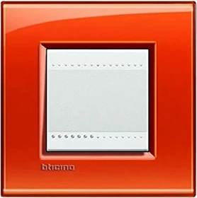 Bticino Livinglight Abdeckrahmen 1-fach, orange