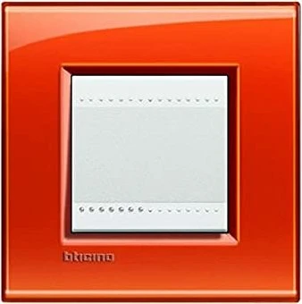 Bticino Livinglight Abdeckrahmen 1-fach, orange