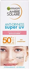 Garnier Ambre Solaire Super UV Anti-Dryness Protection Sonnencreme LSF50+, 50ml