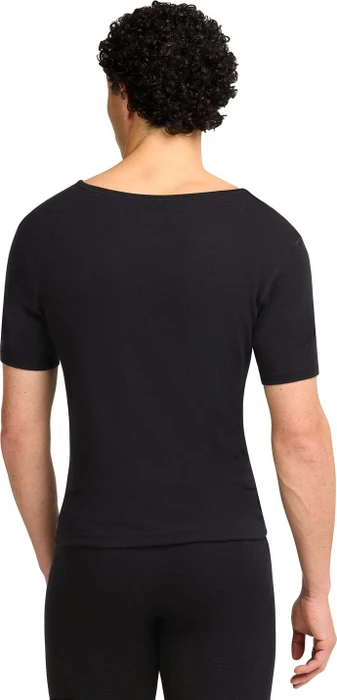 Jack Wolfskin Merino Funktionsshirt kurzarm schwarz (Herren)