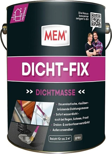 MEM Dicht-Fix grau, 4l