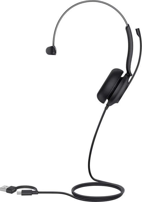 Yealink UH35 Mono Headset On-Ear kabelgebunden USB-C Schwarz optimiert für UC (1308166) Image