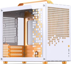 Jonsbo Z20 Orange White, weiß/orange, Glasfenster