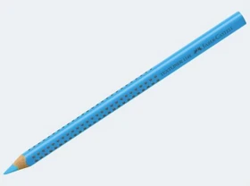 Faber-Castell Jumbo Grip Trockenmarker neonblau, 12er-Pack