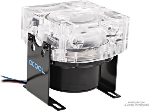 Alphacool Eisdecke D5 Pumpenaufsatz V3, G1/4 Acryl