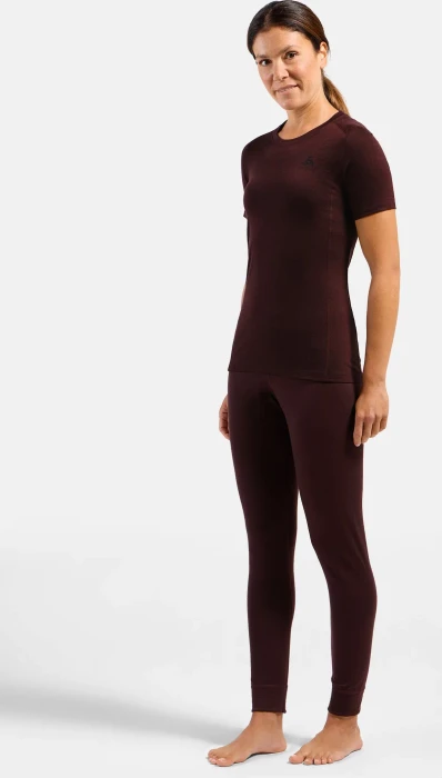 Odlo Natural Merino 200 Baselayer Funktionsshirt kurzarm fudge (Damen)