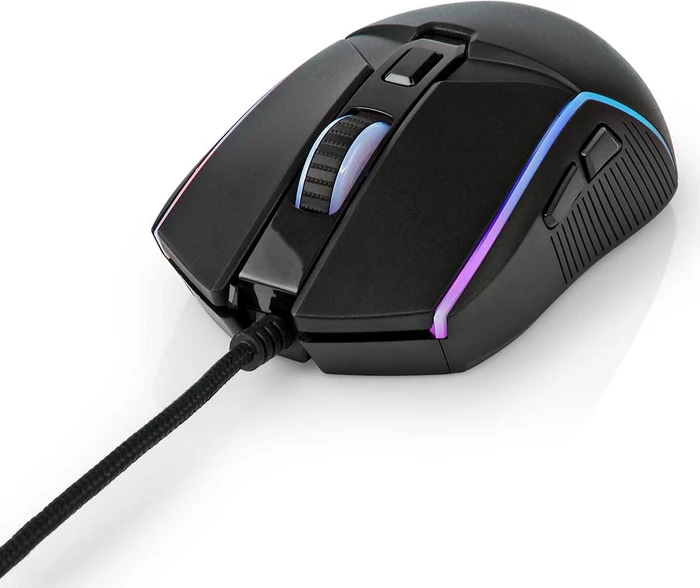 Nedis Gaming Mouse 7200dpi, schwarz, USB