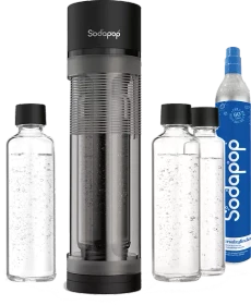 Sodapop Logan Trinkwassersprudler matt schwarz