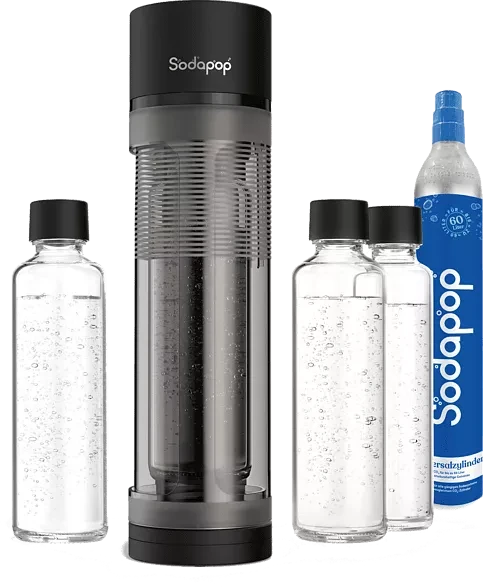 Sodapop Logan Trinkwassersprudler matt schwarz