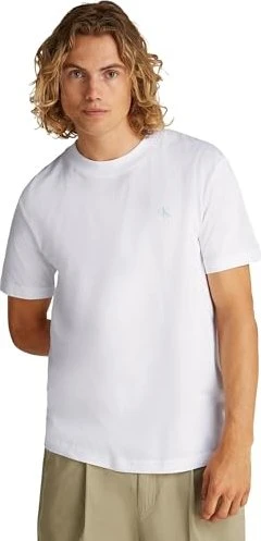 Calvin Klein Logo Rückseite T-Shirt kurzarm bright white (Herren)
