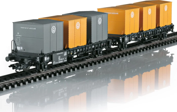 Märklin - Spur H0 Güterwagen - Behälter-Transportwagen Laabs