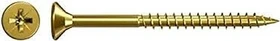 fischer ClassicFast FSPII CZP YC 500 PZ2 Spanplattenschraube, 5x35mm, 500 Stück