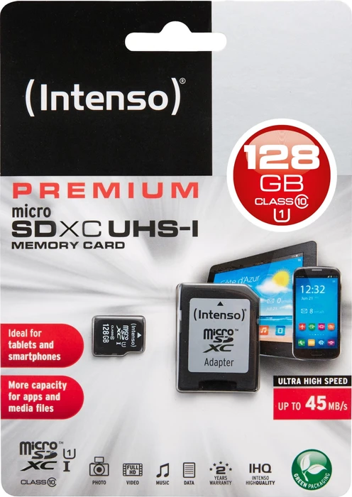 Intenso Premium R45 128GB Kit, UHS-I U1, Class 10