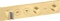 Hansgrohe Axor ShowerSolutions Thermostatmodul Select 460/90 Unterputz für 2 Verbraucher brushed gold optic Vorschaubild
