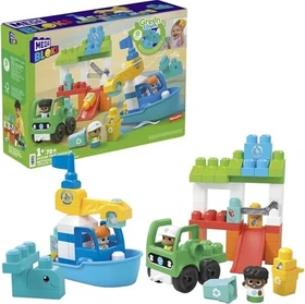 Mattel Mega Bloks Green Town Ozean-Reinigungsteam