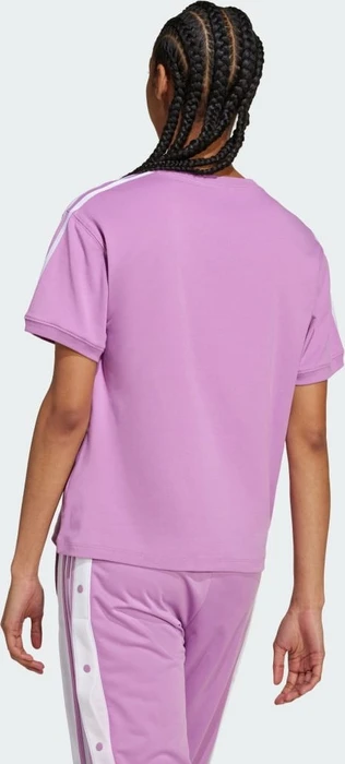 adidas 3-Streifen T-Shirt kurzarm preloved purple (Damen)