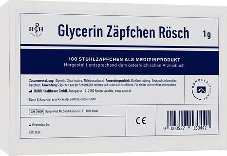 Glycerin Zäpfchen Rösch