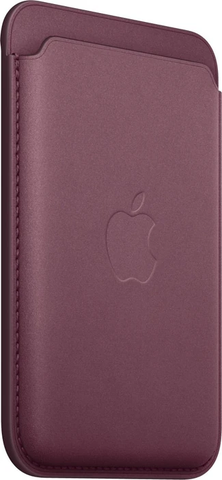 Apple iPhone Feingewebe Wallet mit MagSafe mulberry