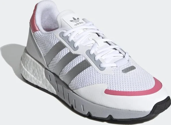adidas ZX 1K Boost cloud white/silver metallic/hazy rose (Damen)