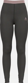 Odlo Natural Performance Wool 150 Base Layer Hose lang dark grey melange/pale mauve (Damen)