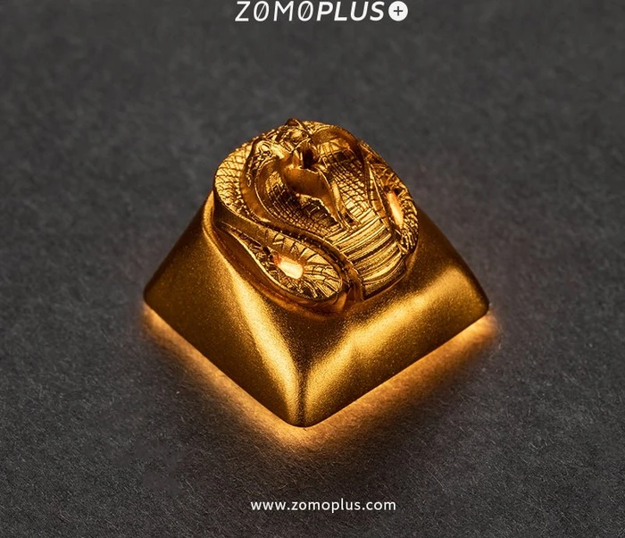 Zomoplus Fantastic Beasts Series Keycap Kobra, Aluminium, gold, 1 Taste