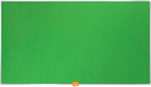 Nobo Filz-Notiztafel Widescreen 32" 32", Pinnwand, braun/grün, 71x40cm