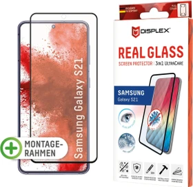 Displex 3in1 UltraCare Real Glass für Samsung Galaxy S21 schwarz