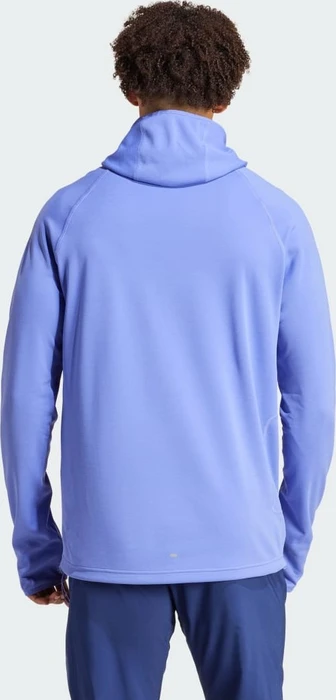 adidas Own The Run 3-Streifen Hoodie semi cobalt blue (Herren)