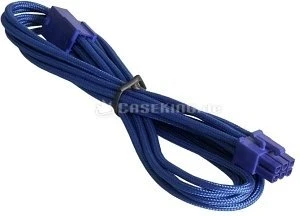BitFenix Alchemy 6-Pin PCIe Verlängerung 45cm, sleeved blau/blau