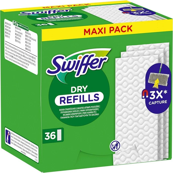 Swiffer Dry Refills Wischtücher Nachfüllpack, 36 Stück