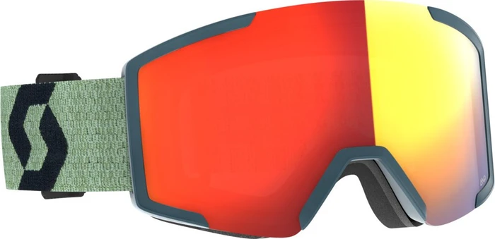 Scott Shield soft green/black-enhancer red chrome