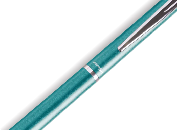 Pentel EnerGel HighClass BL2007 0.7mm/0.35mm Gelroller türkis matt, Geschenkbox