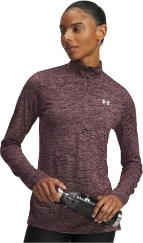 Under Armour Tech Twist Half Zip Funktionsshirt langarm jet gray/gray wolf (Damen)
