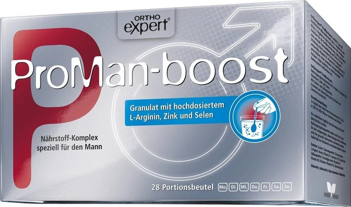 Weber & Weber Orthoexpert ProMan-boost Granulat Portionsbeutel, 28 Stück