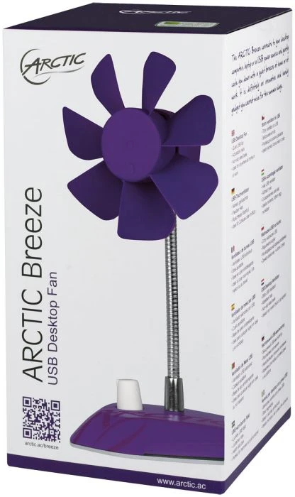 ARCTIC Breeze Color Tischventilator violett