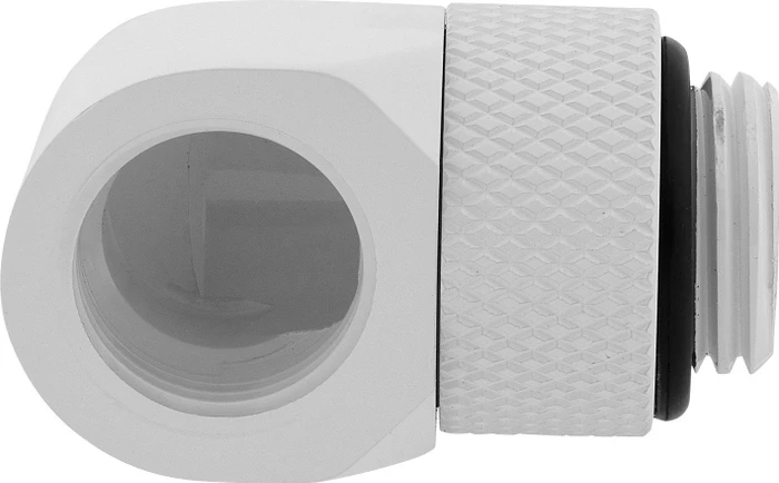 Corsair Hydro X Series XF Hardline, Winkeladapter 90° G1/4", weiß, 2er-Pack