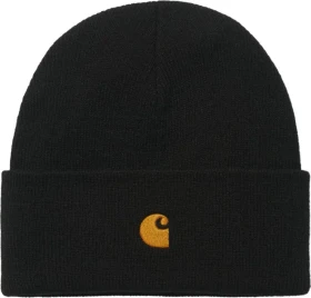 Carhartt Chase Beanie schwarz/gold