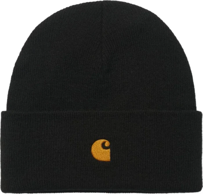 Carhartt Chase Beanie schwarz/gold