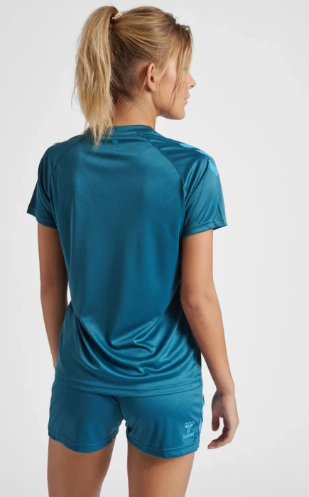 hummel Core XK Funktionsshirt kurzarm blue coral (Damen)