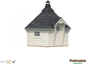 Palmako Eva 8.7m² Gartenhaus natur