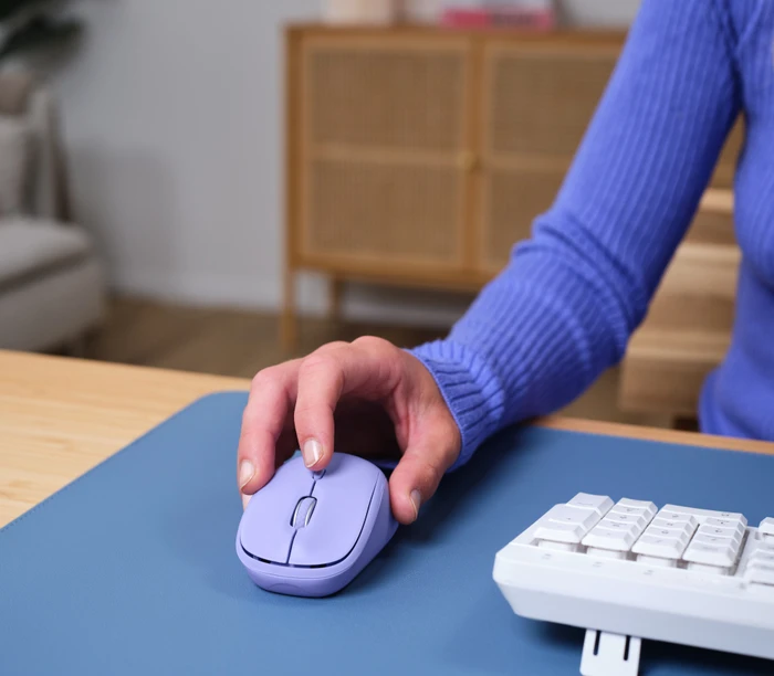 Trust Yvi+ Compact Multi-Device Wireless Mouse violett, USB/Bluetooth